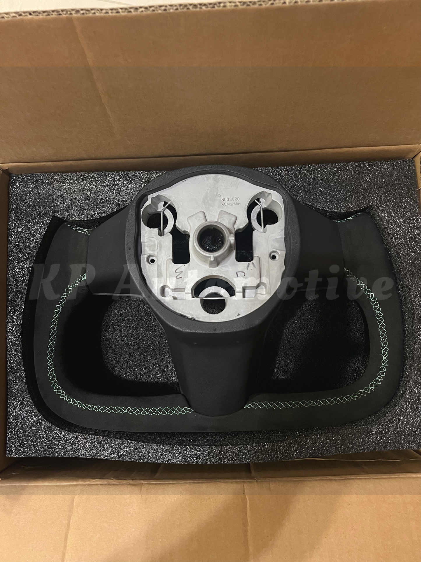 Model 3/Y Forged Carbon Fiber Yoke Steering Wheel (Alcantara) - Full Set