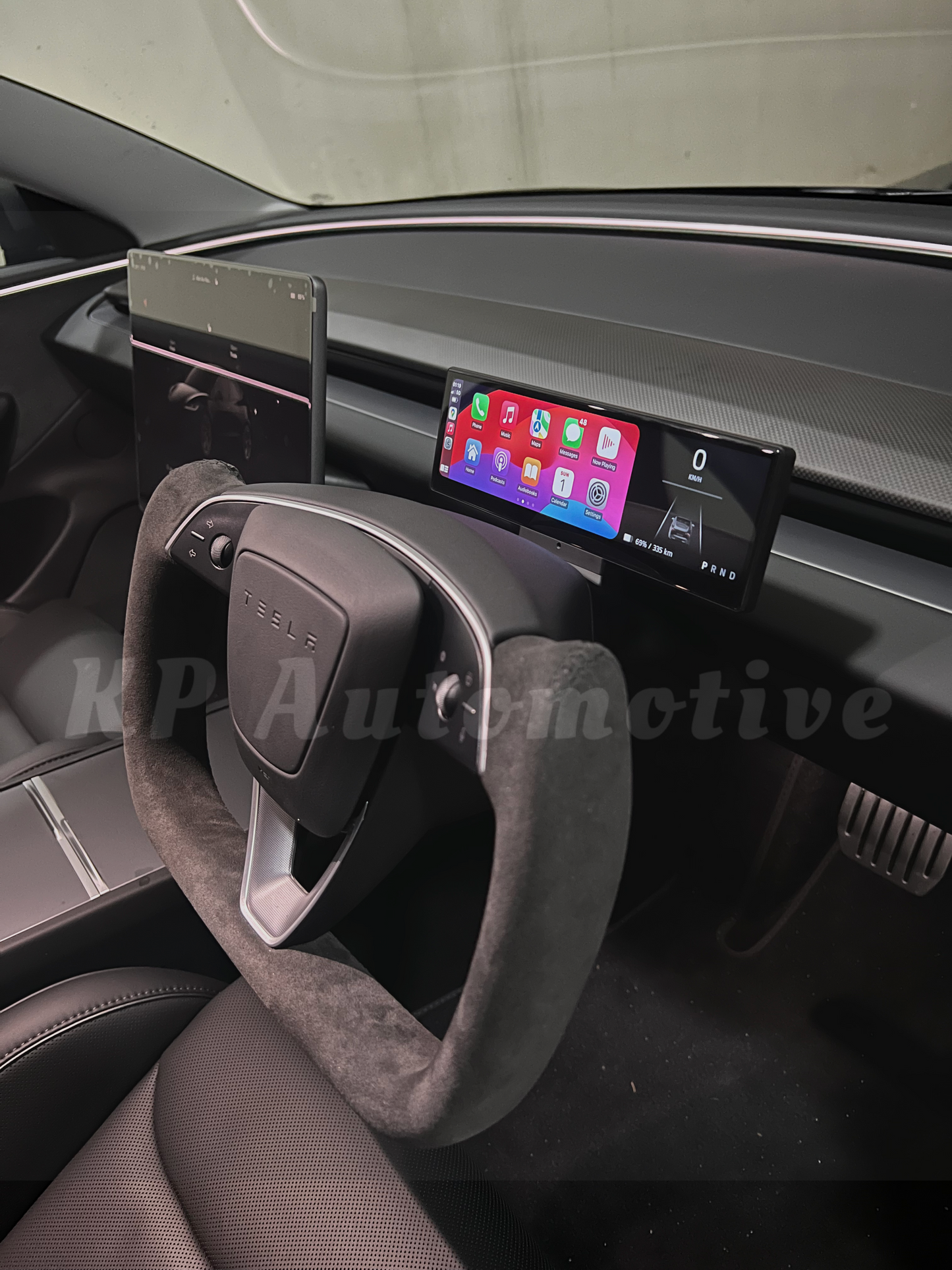 8.8" CarPlay Steering Wheel Display for Tesla Model 3 Highland (No Front Camera)